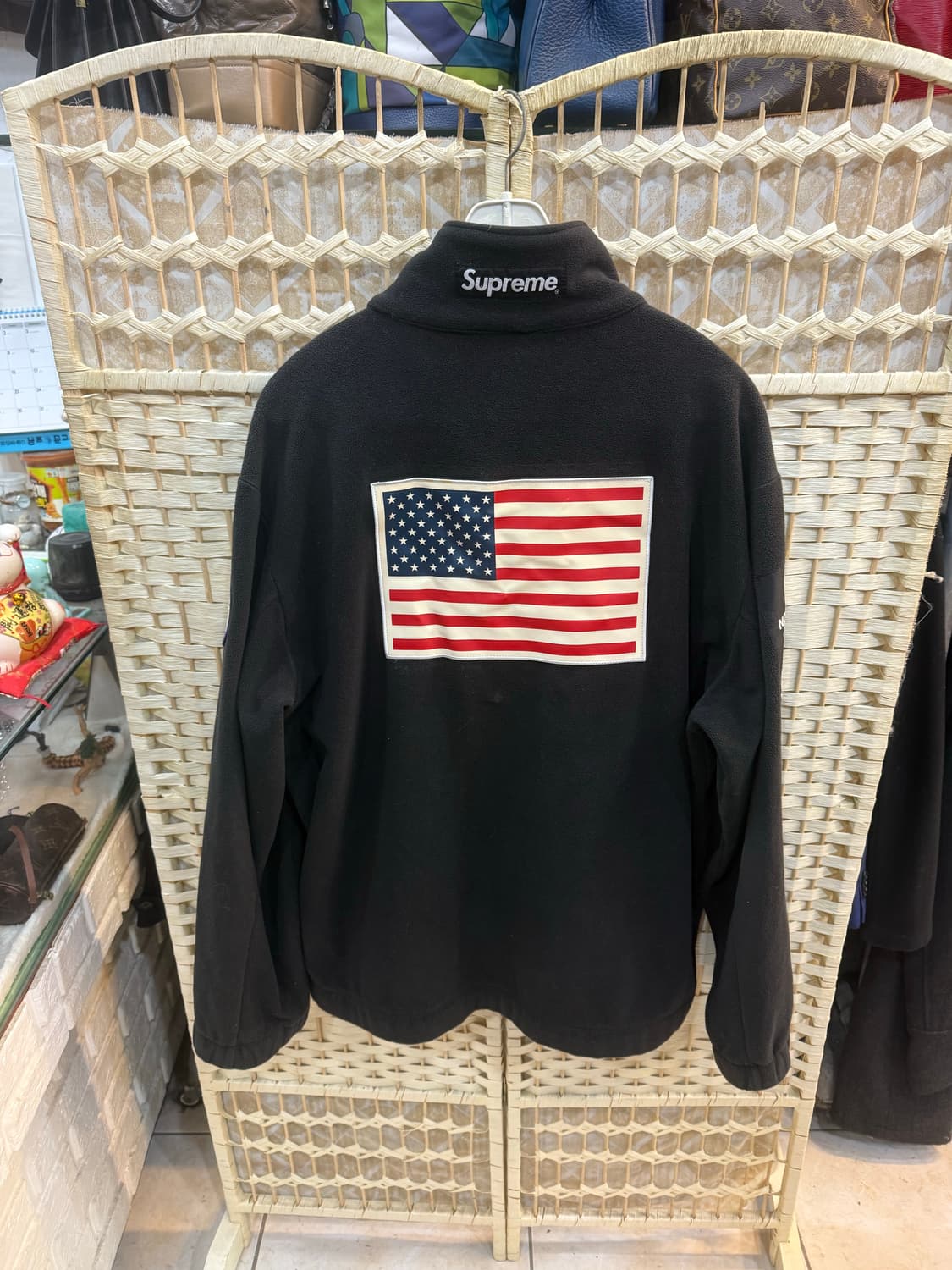 100-105/17ss 정품 노스페이스 +슈프림 익스페디션 플리스자켓  상품이미지9