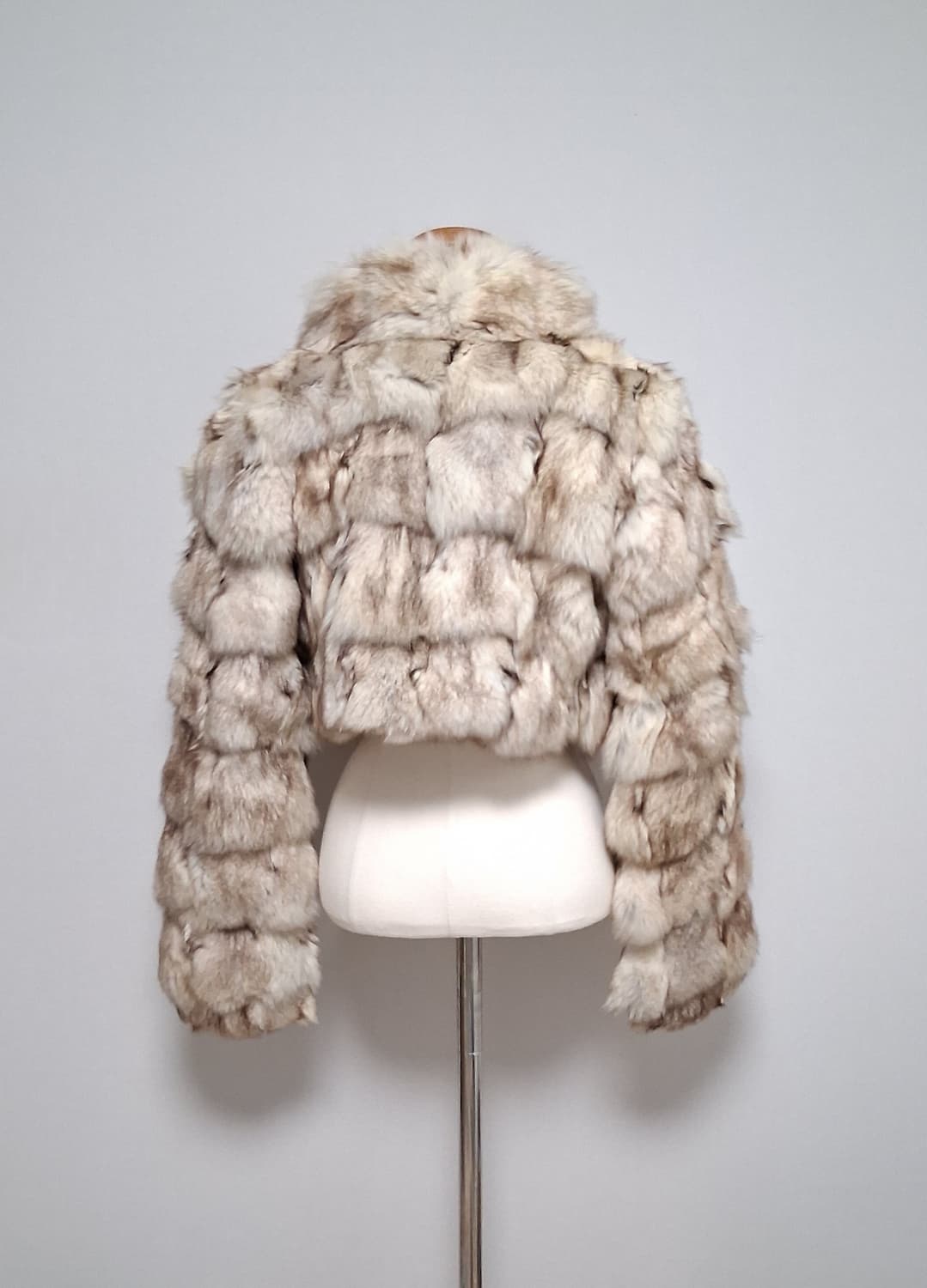 리얼 폭스퍼 크롭 자켓 상품이미지3