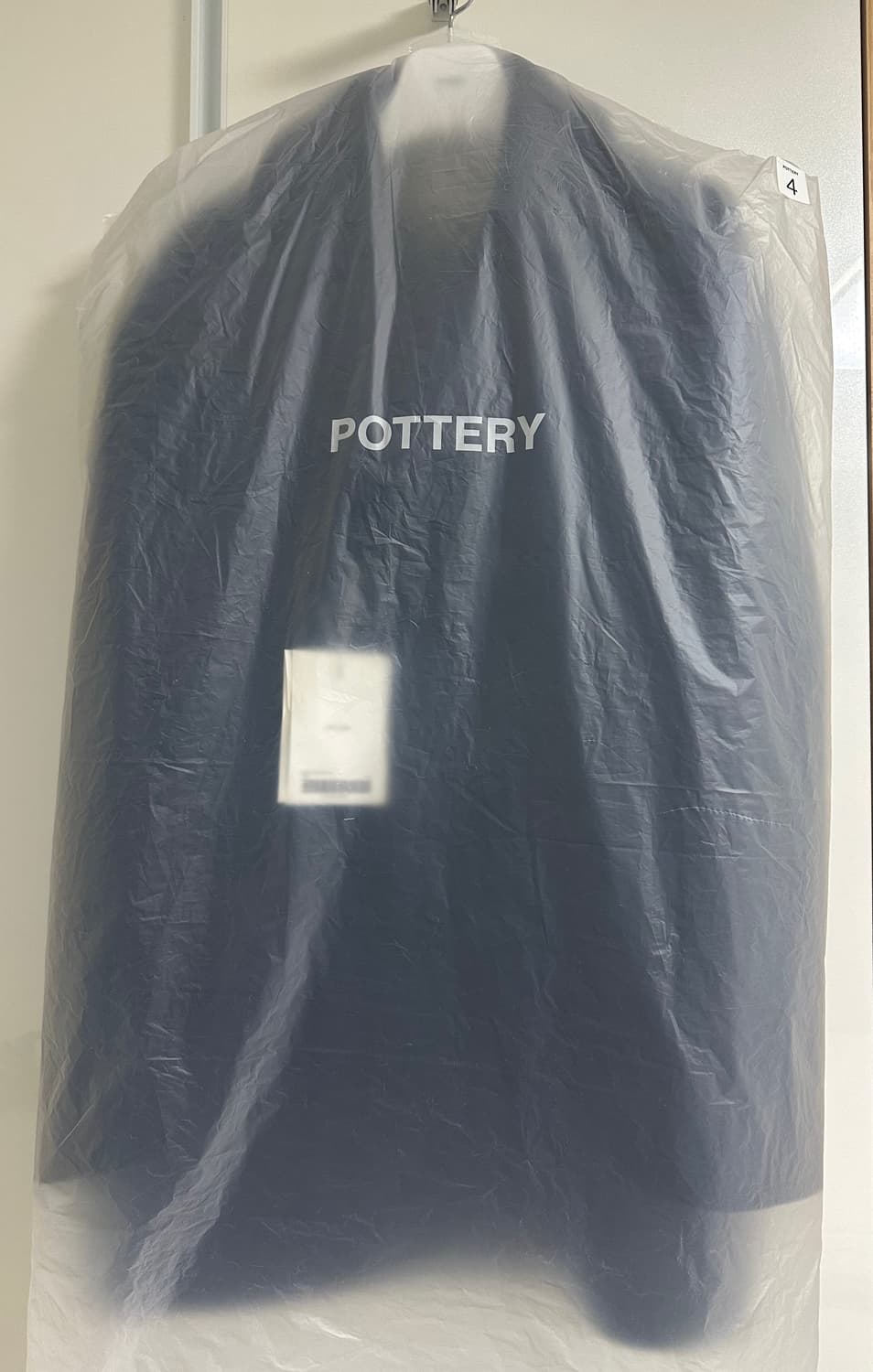 포터리 멜튼울 캐시미어 피코트(택슈트케이스 옷걸이채 새상품,블랙,4사이즈 상품이미지2