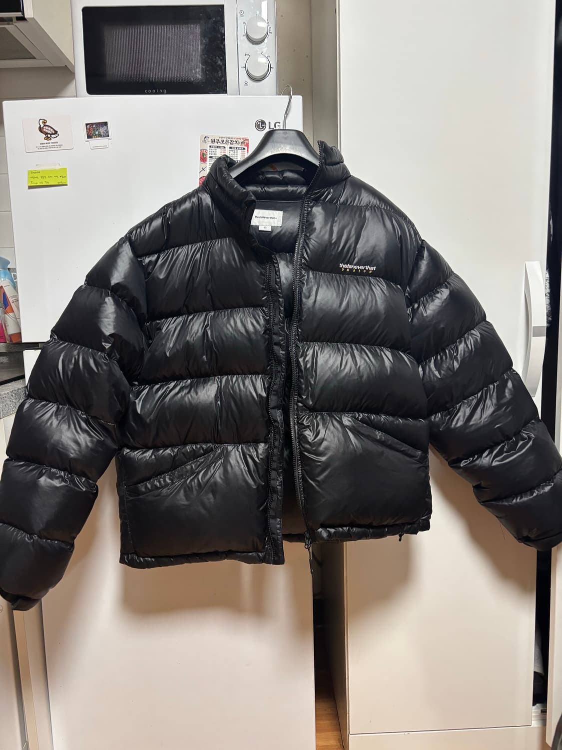 디스이즈네버댓 DSN 다운 푸퍼 자켓 블랙 XL 상품이미지3