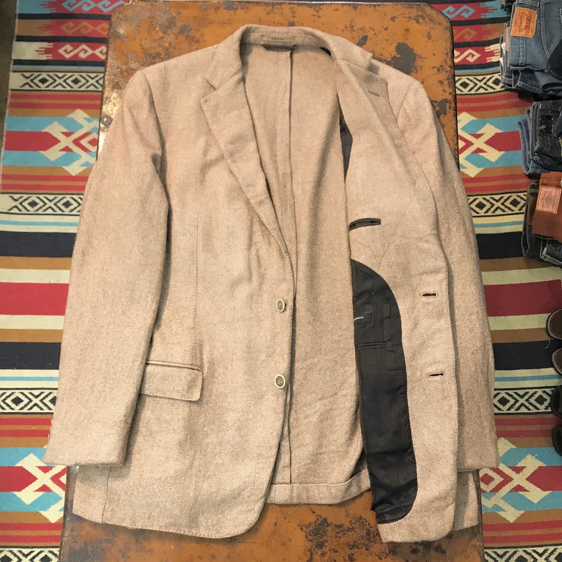 ITALY 에르메네질도 제냐 캐시미어 실크 혼방 자켓 남성 105 상품이미지5