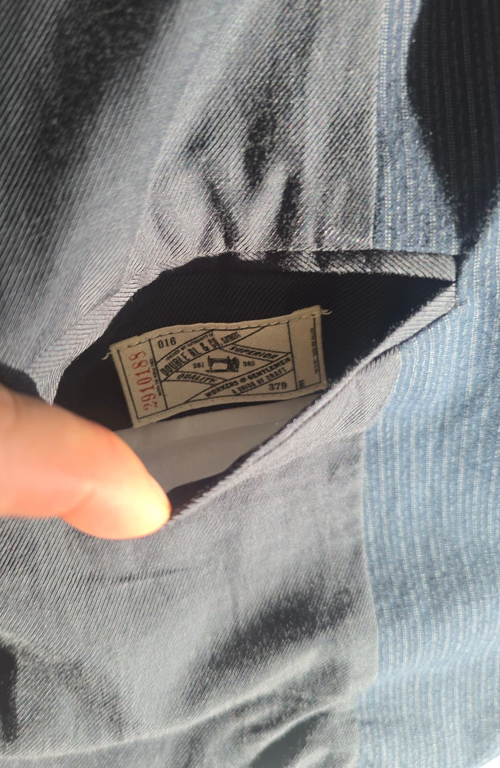 RRL 테일러링 코튼 핀스트라이프 자켓 (Made in Italy 상품이미지9