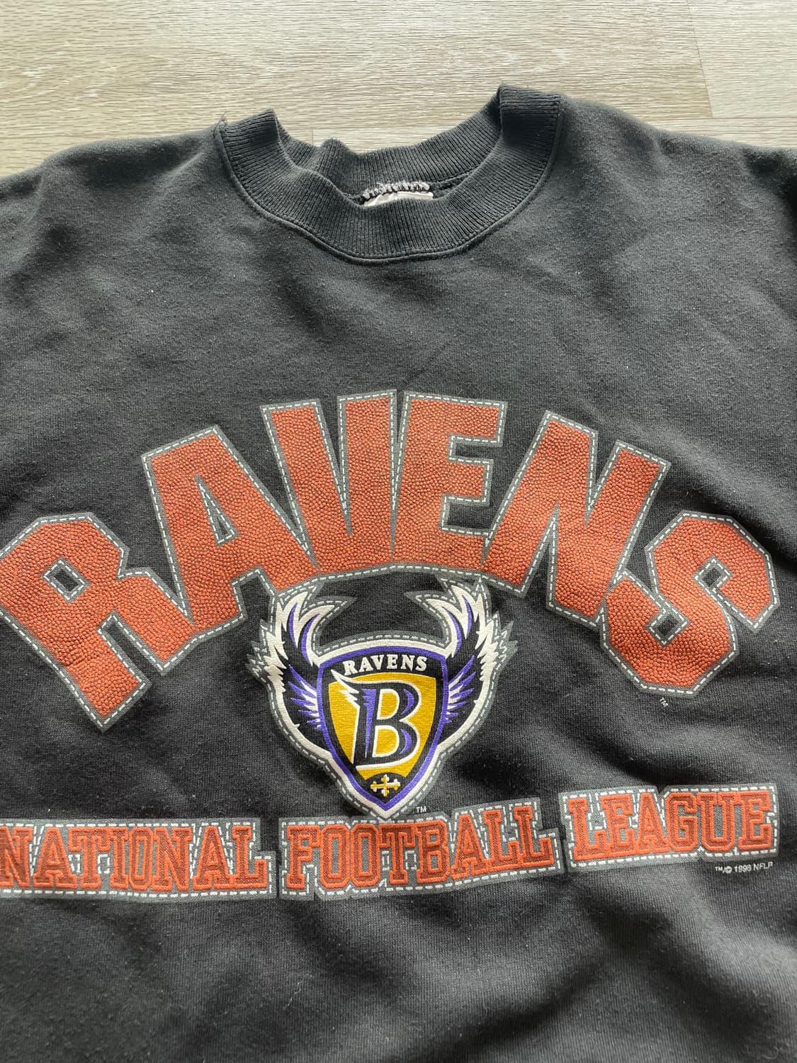 90's Hanes 헤인즈 NFL 볼티모어 레이븐스 스웻셔츠 상품이미지2