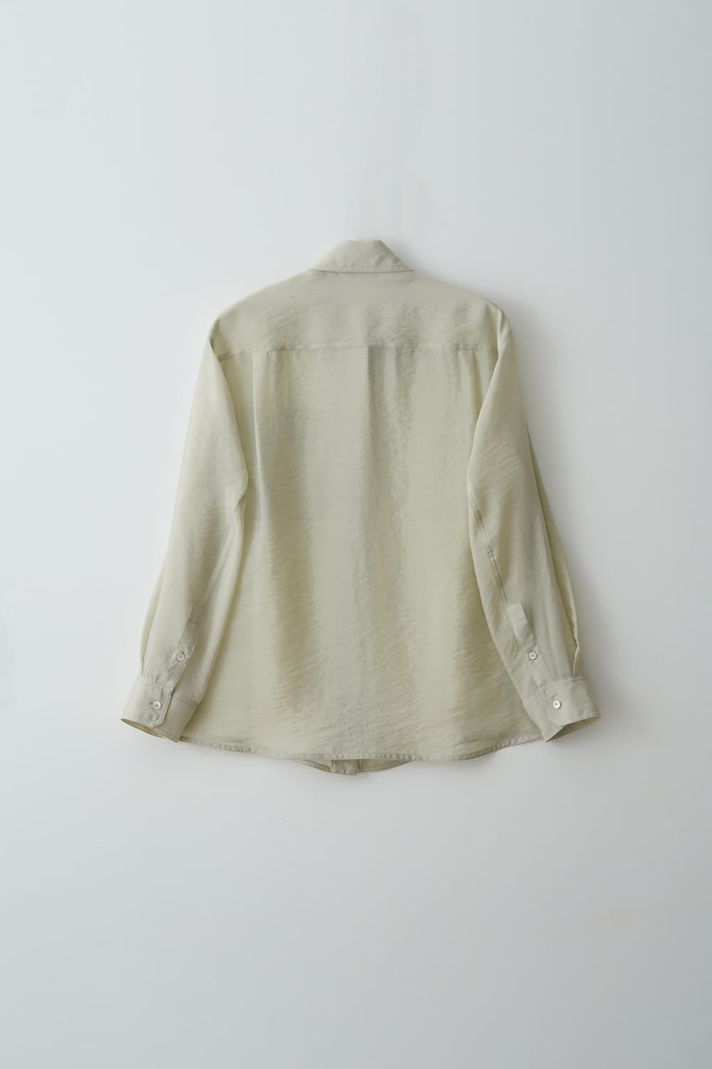 레이스 See-Through Pocket Shirt_Light Khaki 상품이미지6