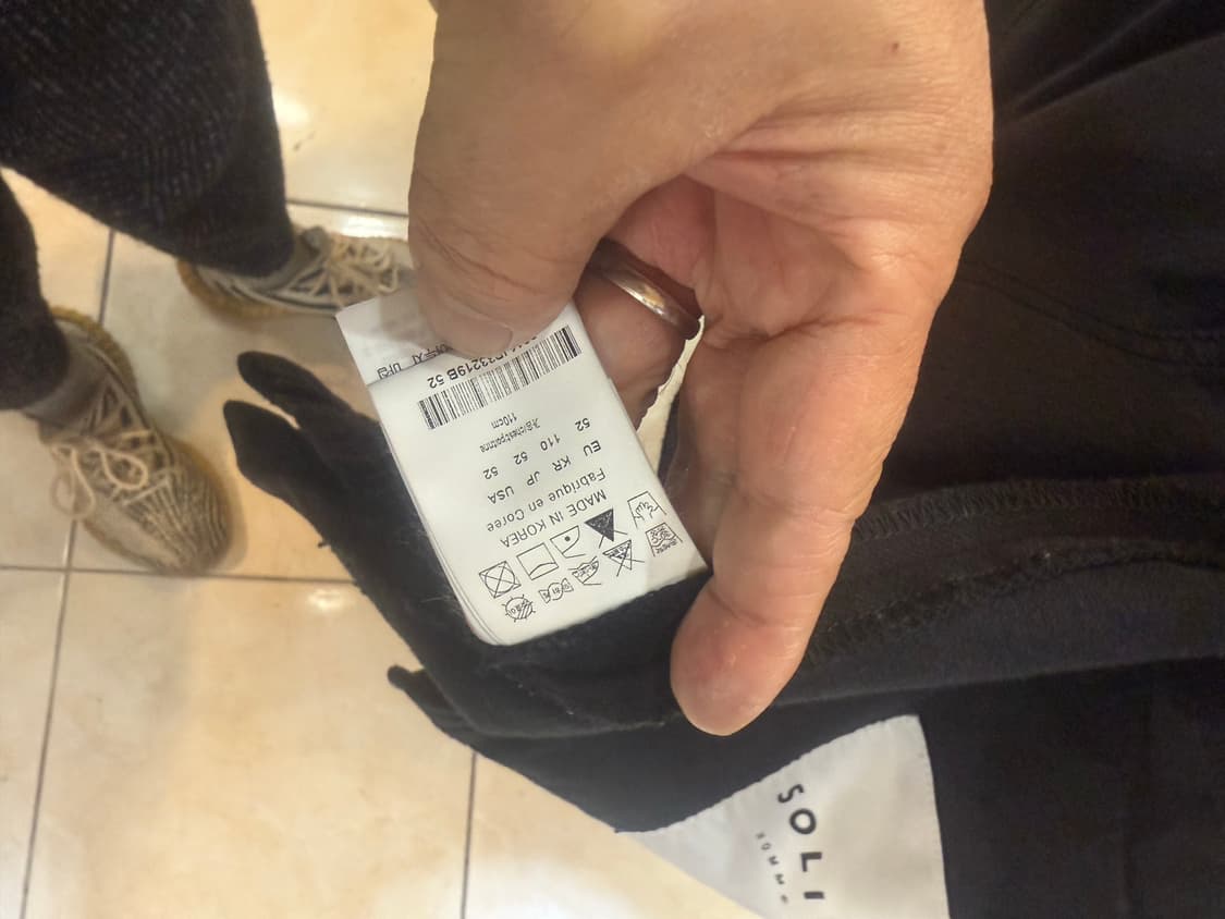 52/105 정품 솔리드옴므 데님자켓 팝니다 상품이미지3