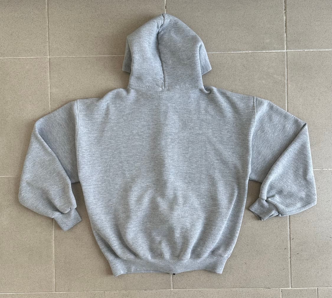 90s 빈티지 러셀 후드집업 그레이 L USA 상품이미지2
