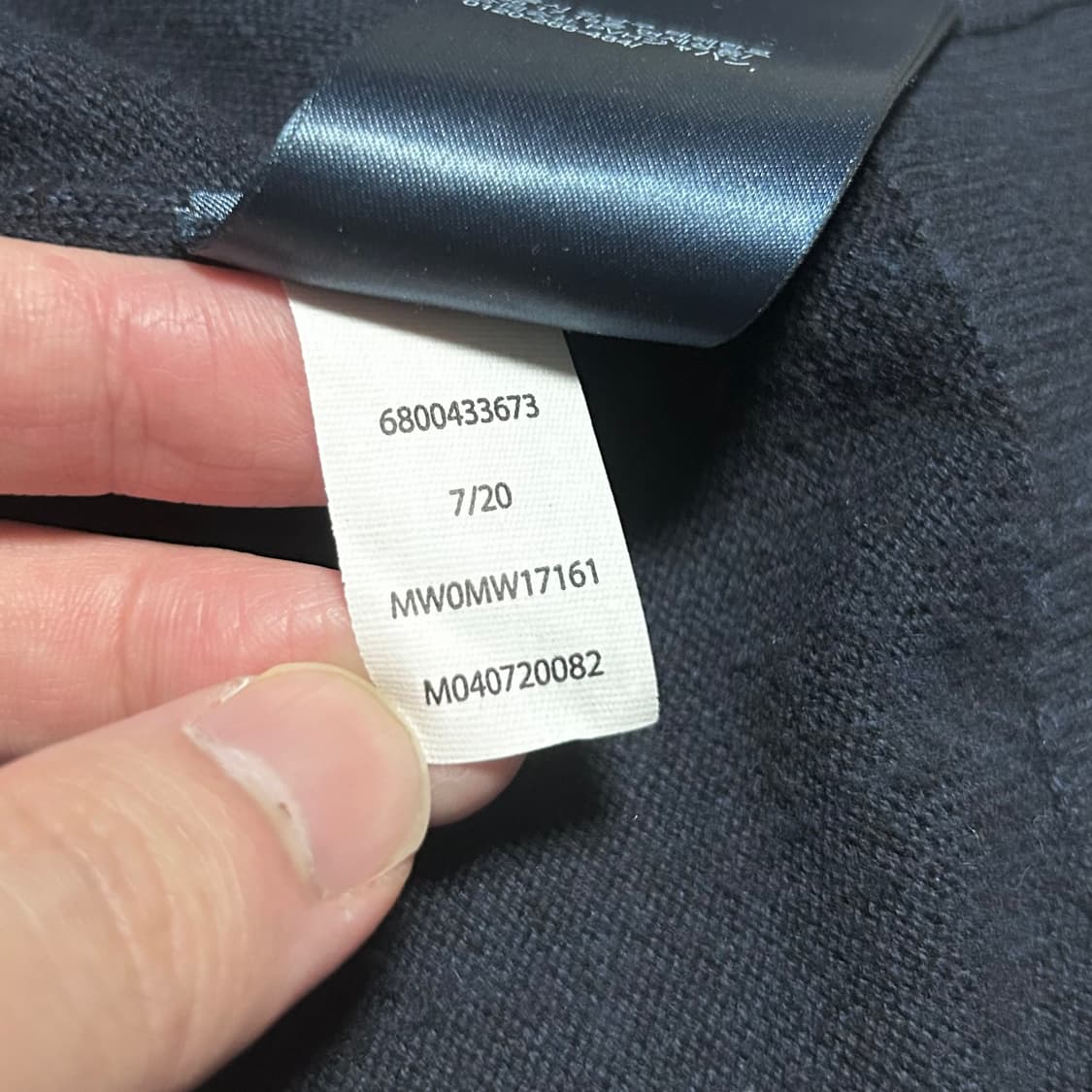 [M] Tommy 타미힐피거 네이비 집업 니트 상품이미지7