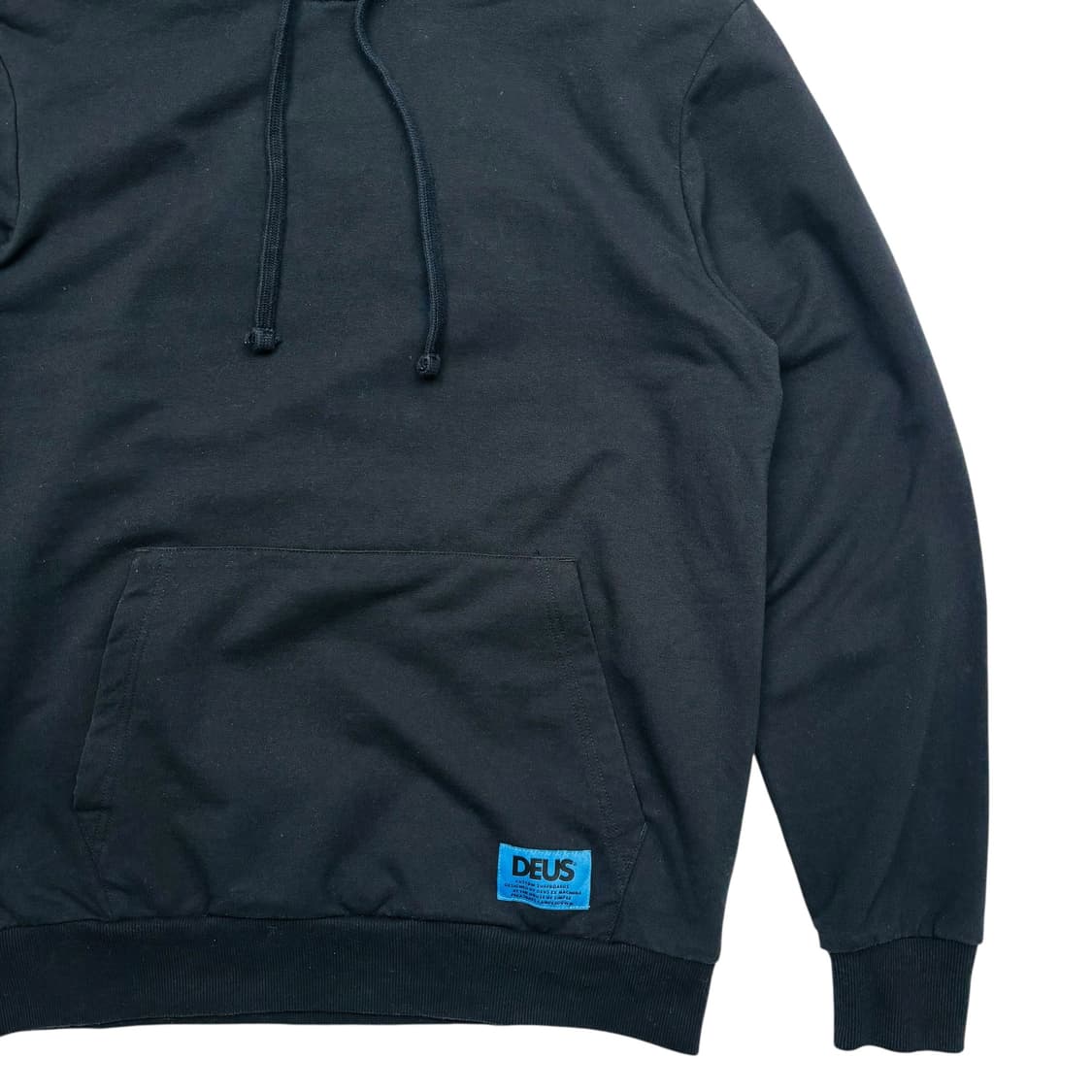 데우스 엑스 마키나 포켓 로고 블랙 후드티 S 상품이미지3