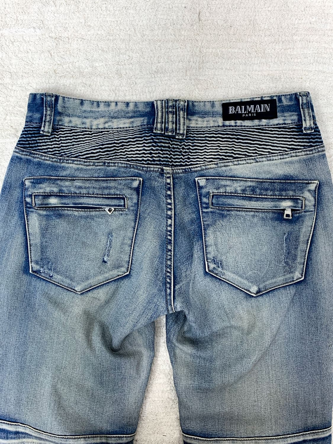 BALMAIN Light Blue Biker Jeans 상품이미지3