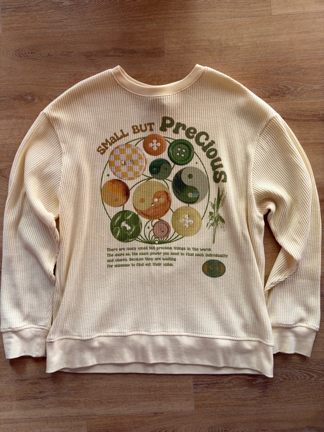 애드오프 니트슬리브 PRECIOUS BUTTON KNIT MTM 상품이미지1