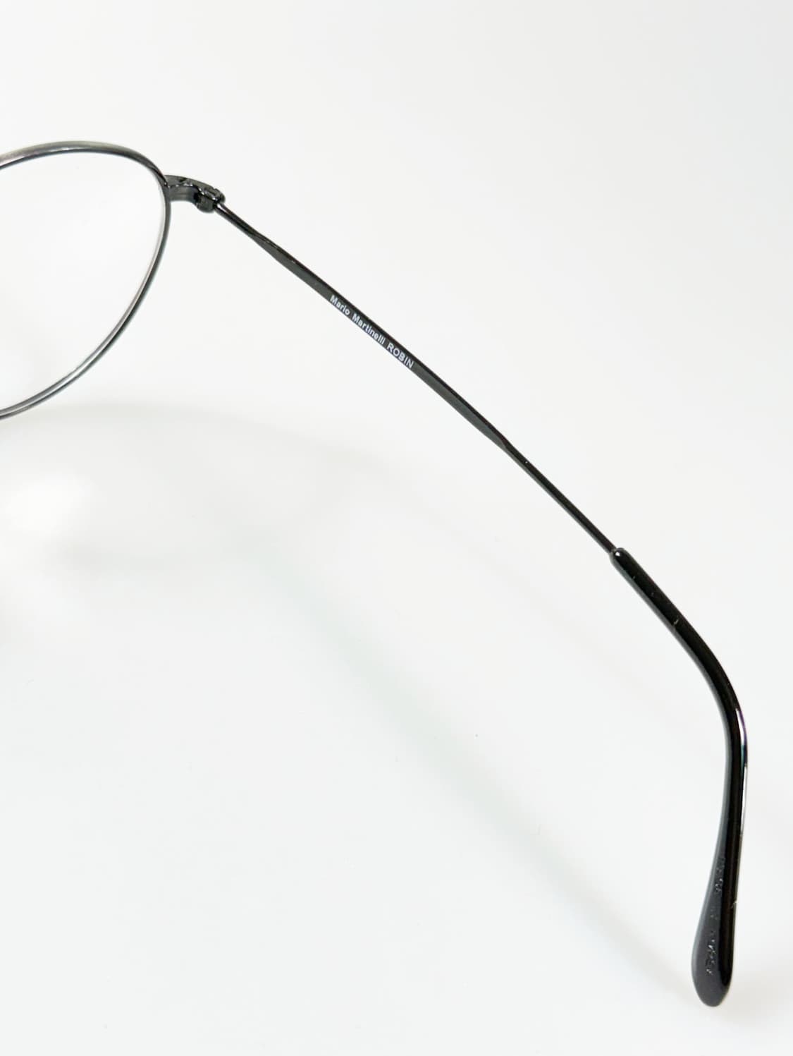 90s MARIO MARTINELLI 실버톤 슬림 라운드 빈티지 안경 상품이미지6