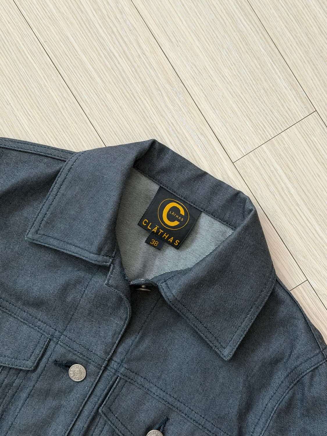 빈티지 자수 데님자켓 상품이미지4