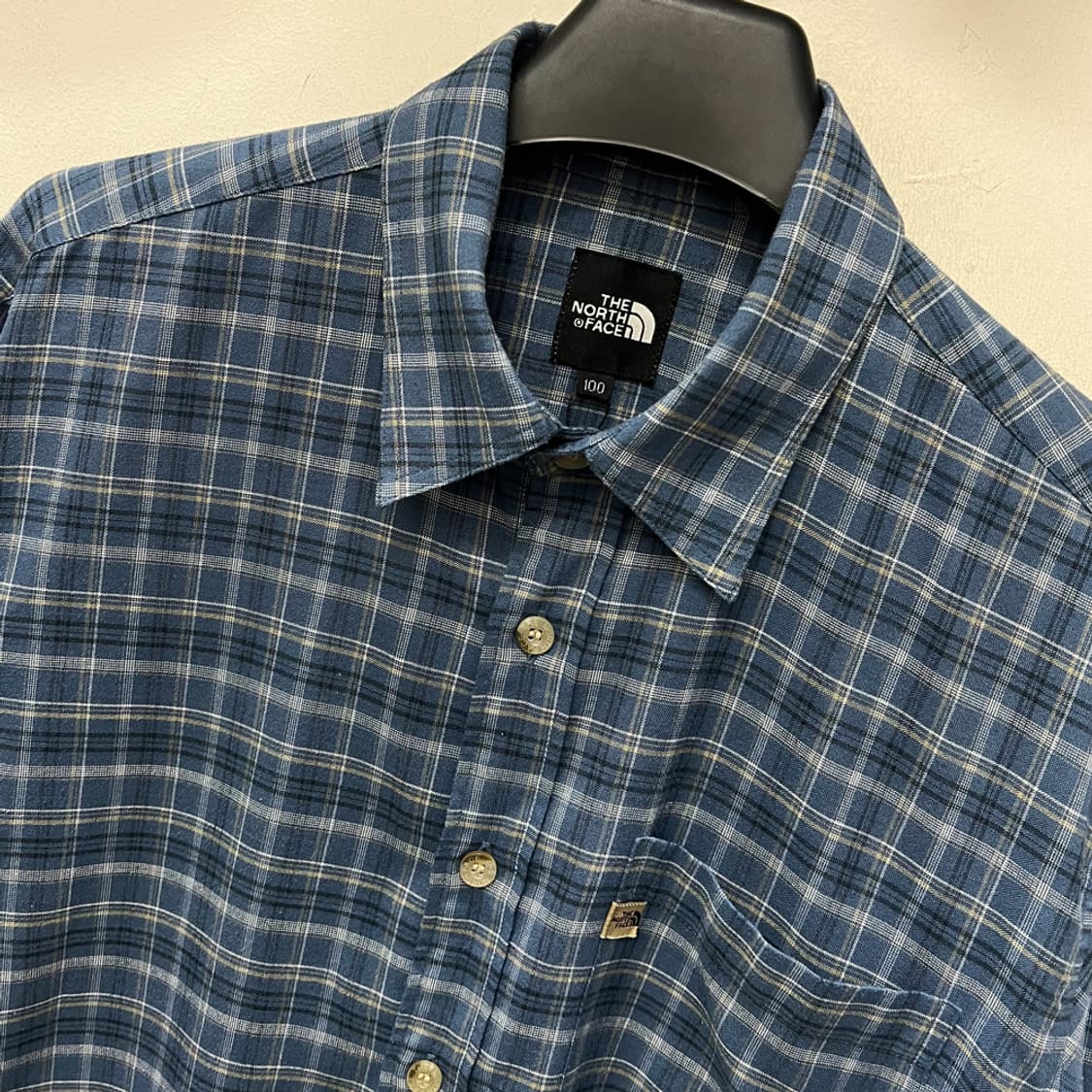 노스페이스 쿨맥스 체크 긴팔 셔츠 남방 L 상품이미지3