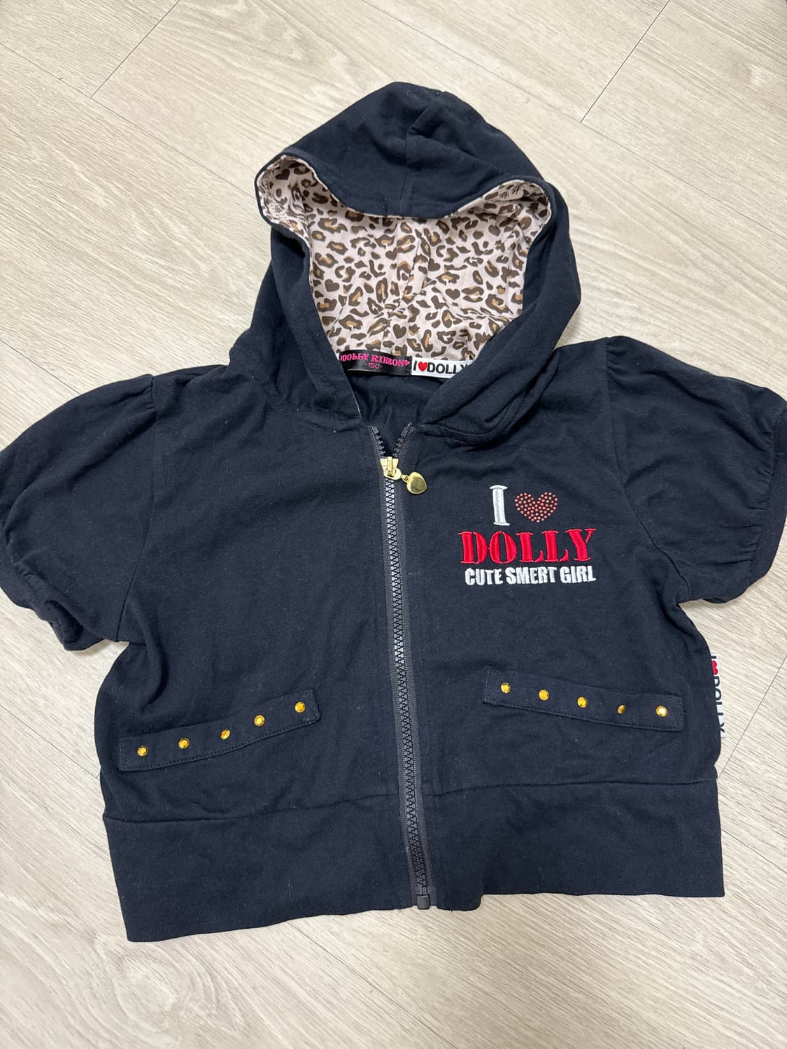 갸루 빈티지 후드집업 상품이미지2