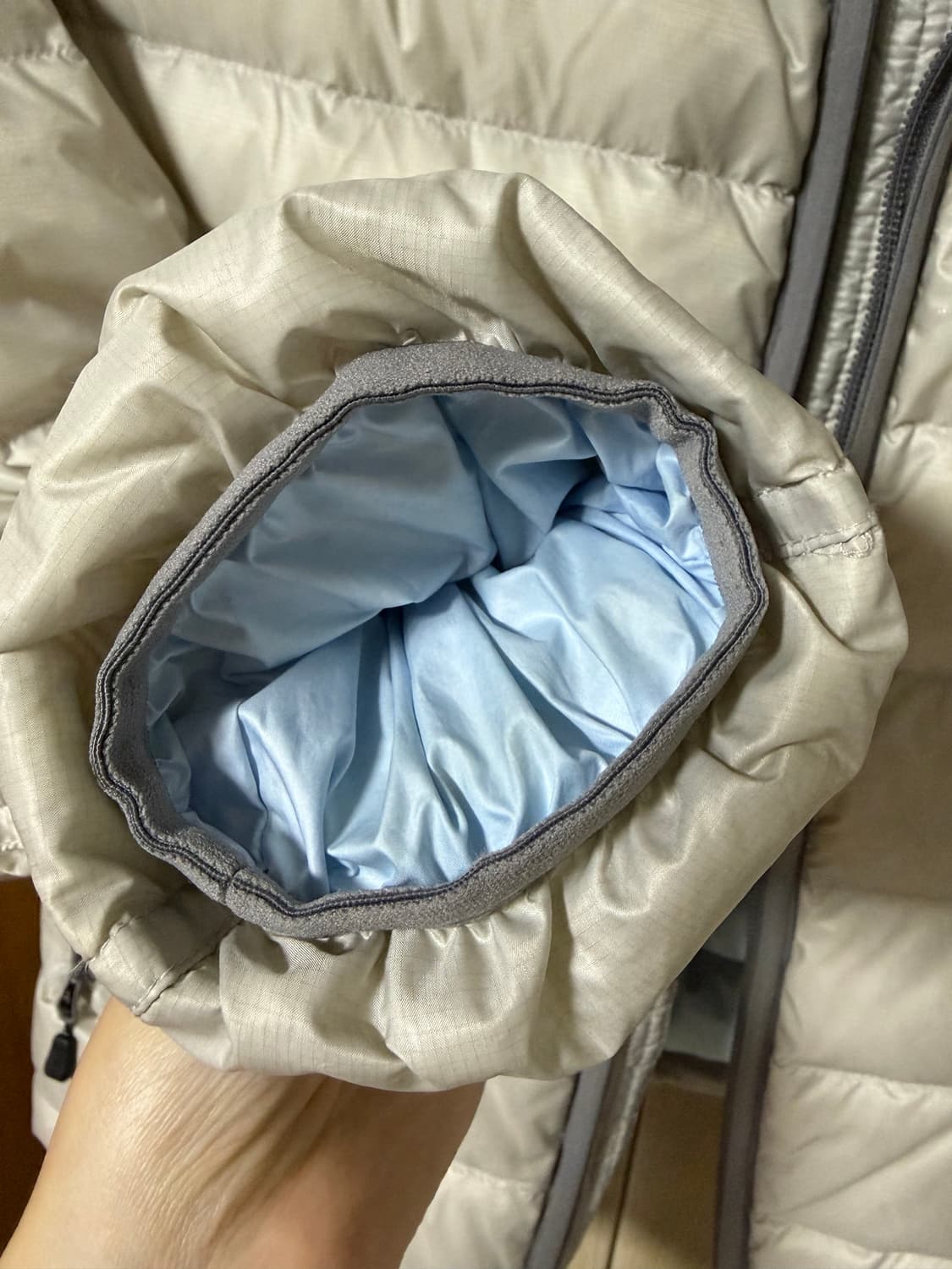 테켓 경량패딩 라이트그레이 M 상품이미지7