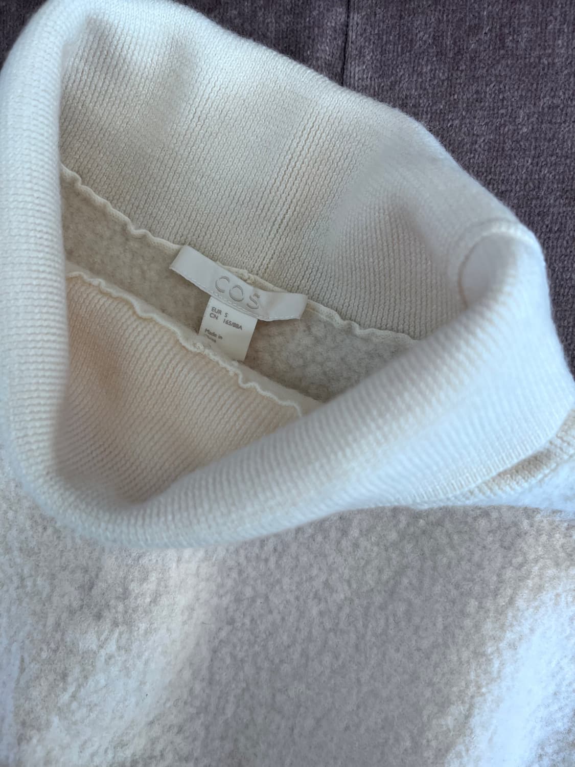 COS 코스 여성 울터틀넥반팔원피스 S사이즈 상품이미지7