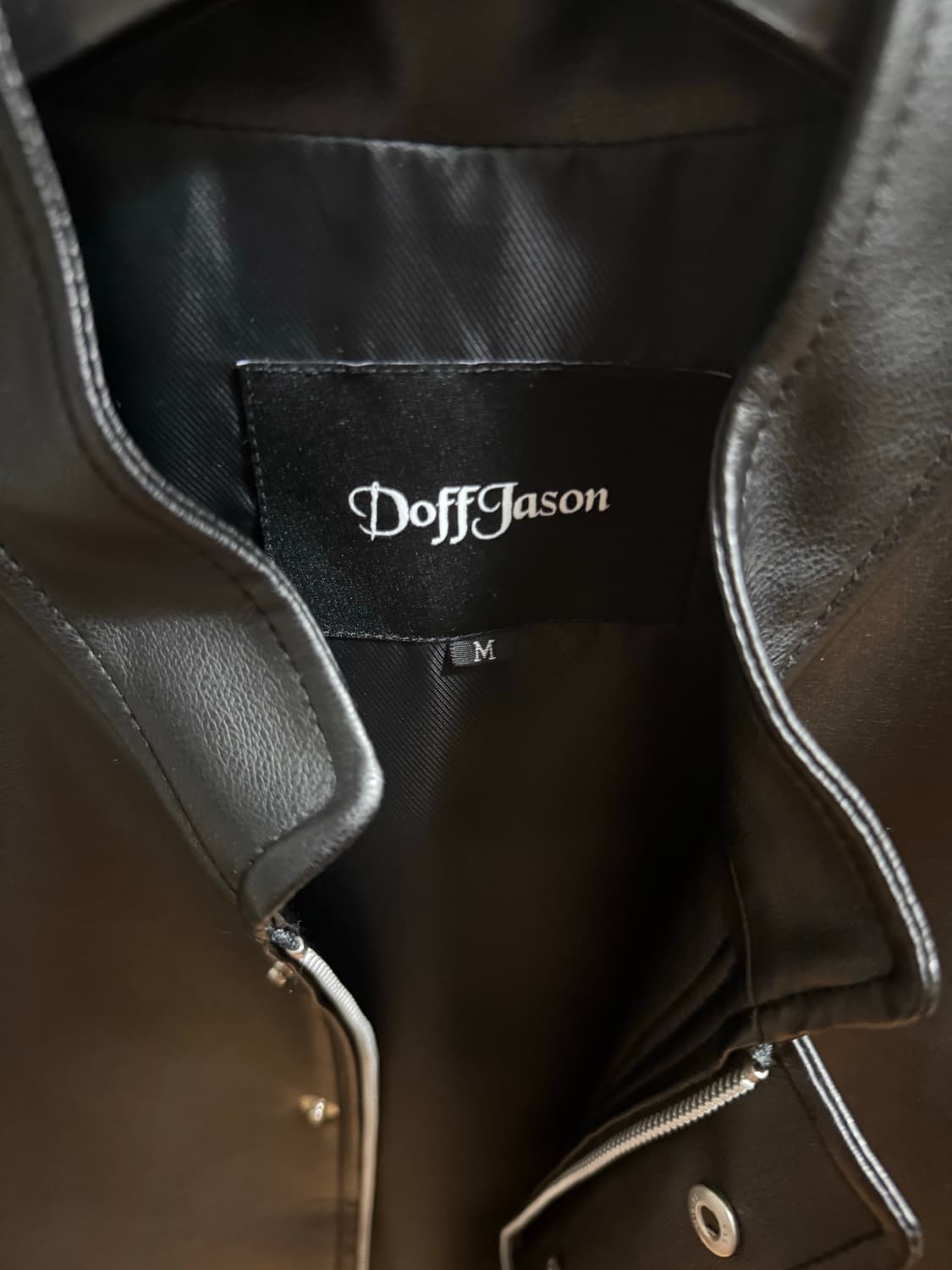 도프제이슨 비건레더 자켓 상품이미지3
