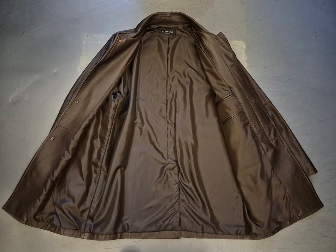 90s D'urban 양가죽 맥 코트 상품이미지3