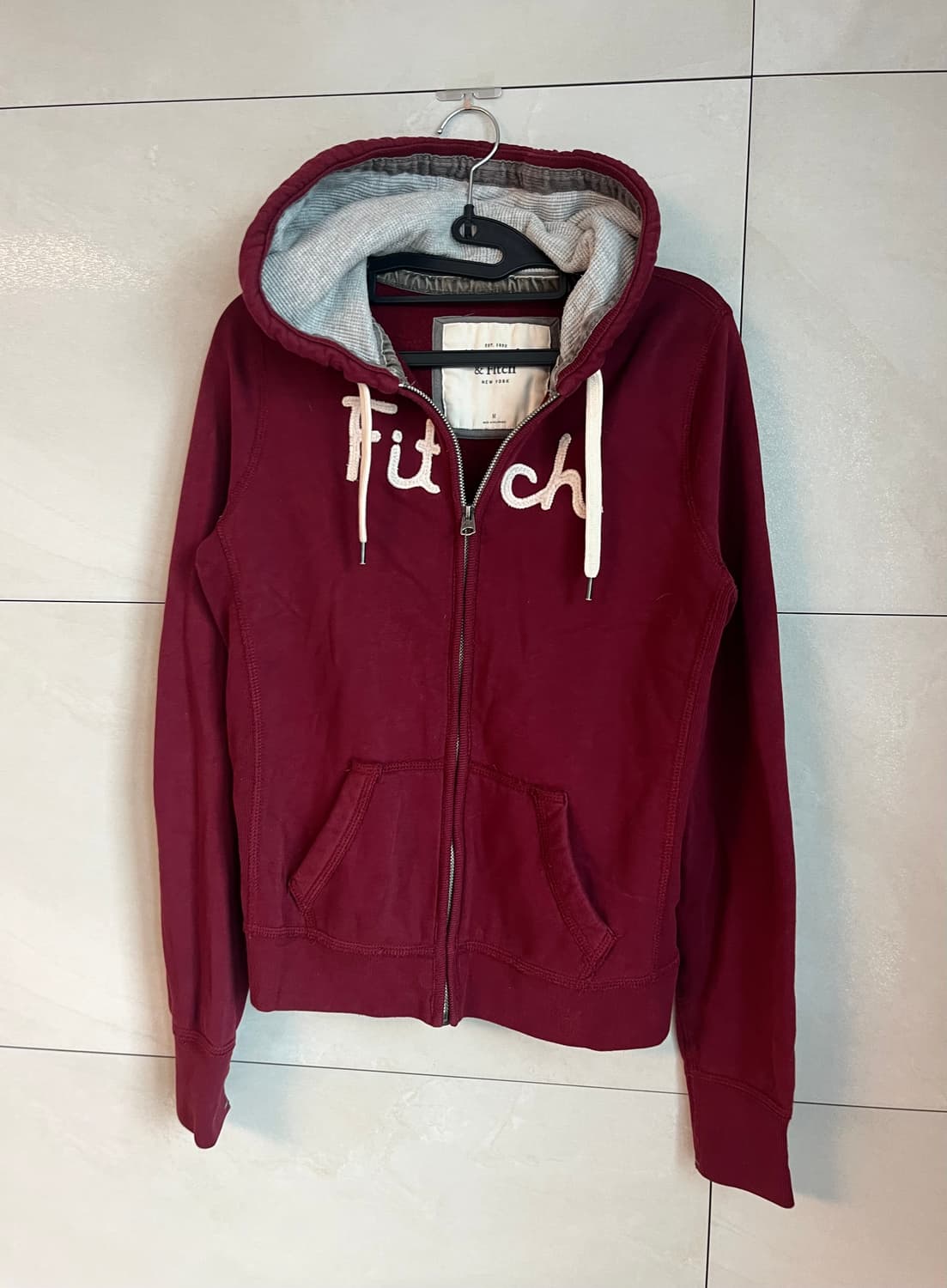 아베크롬비 후드집업 버건디 (M) 상품이미지4