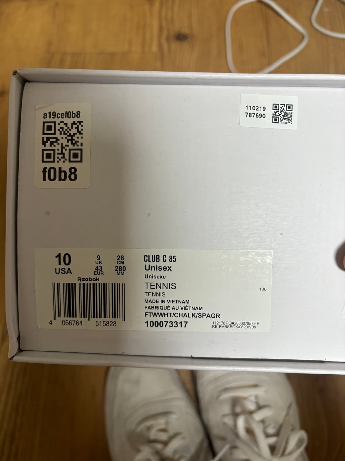 자운드x리복 클럽c 280 상품이미지5