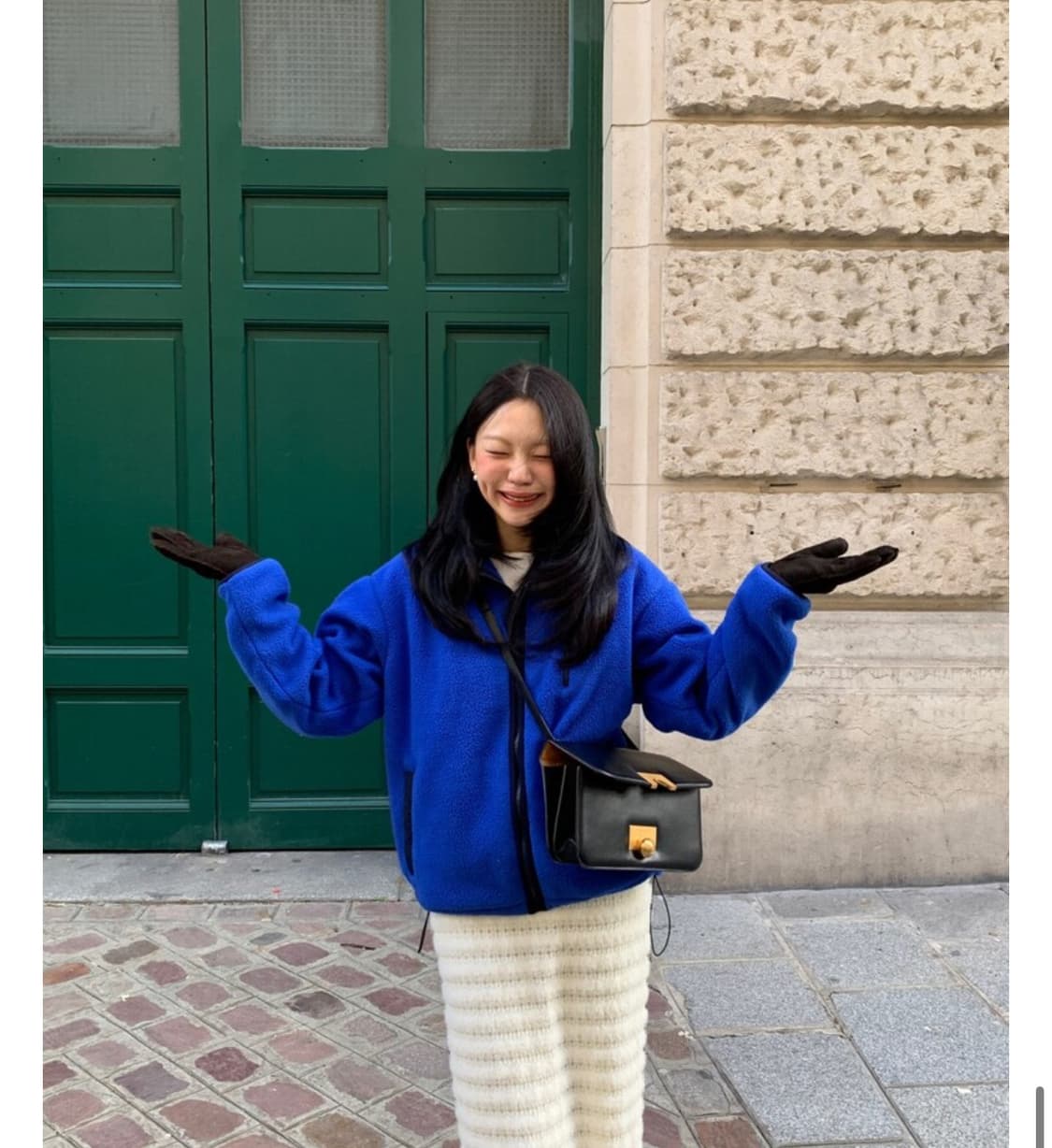 셀리앤리옹 후리스 블루 (새상품) 상품이미지4