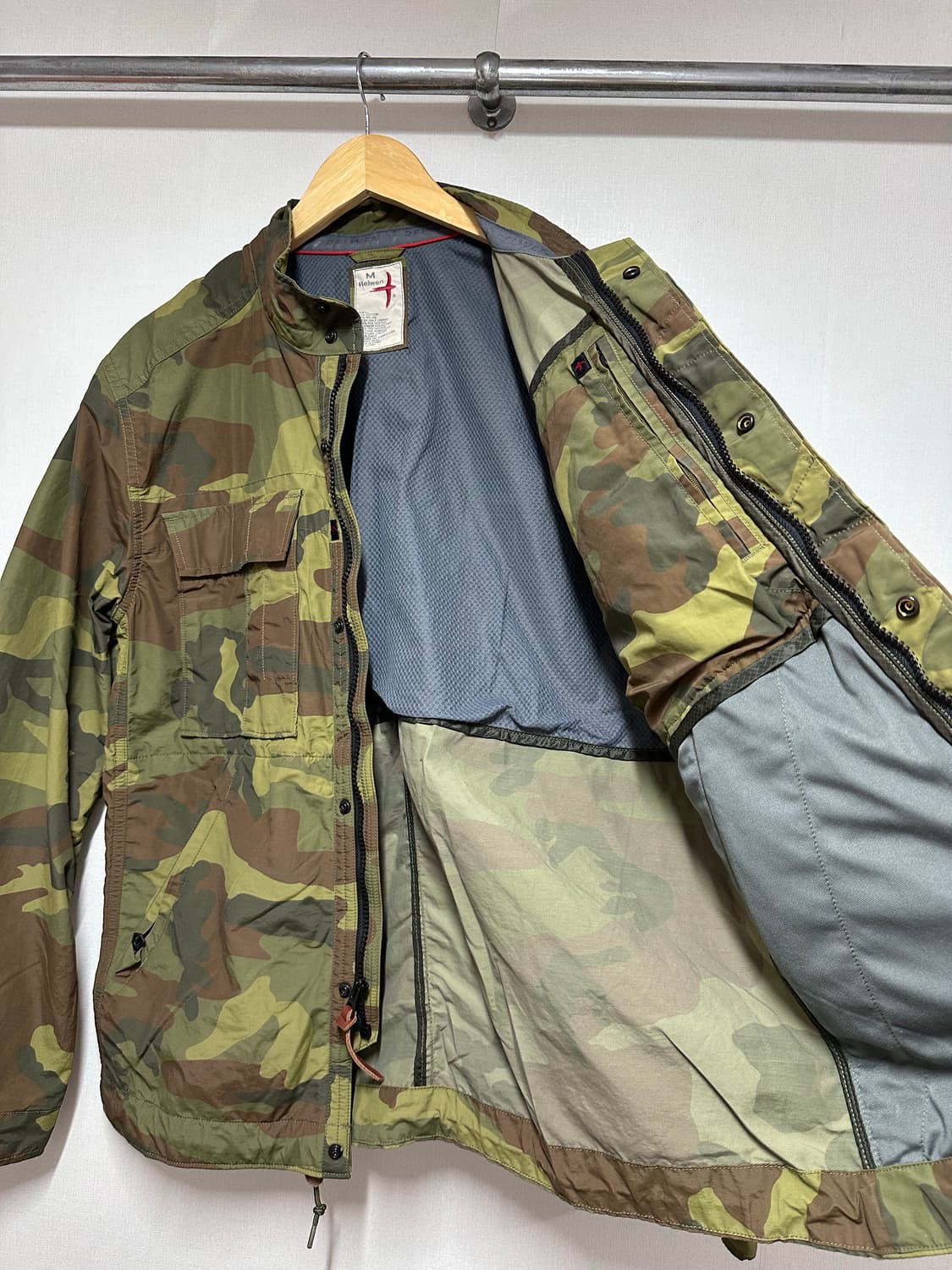 렐웬 밀리터리 카모 바람막이 상품이미지3