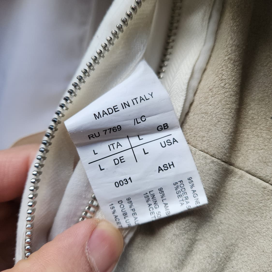 [L] 2009ss RICK OWENS 아카이브 램스킨 자켓 상품이미지9