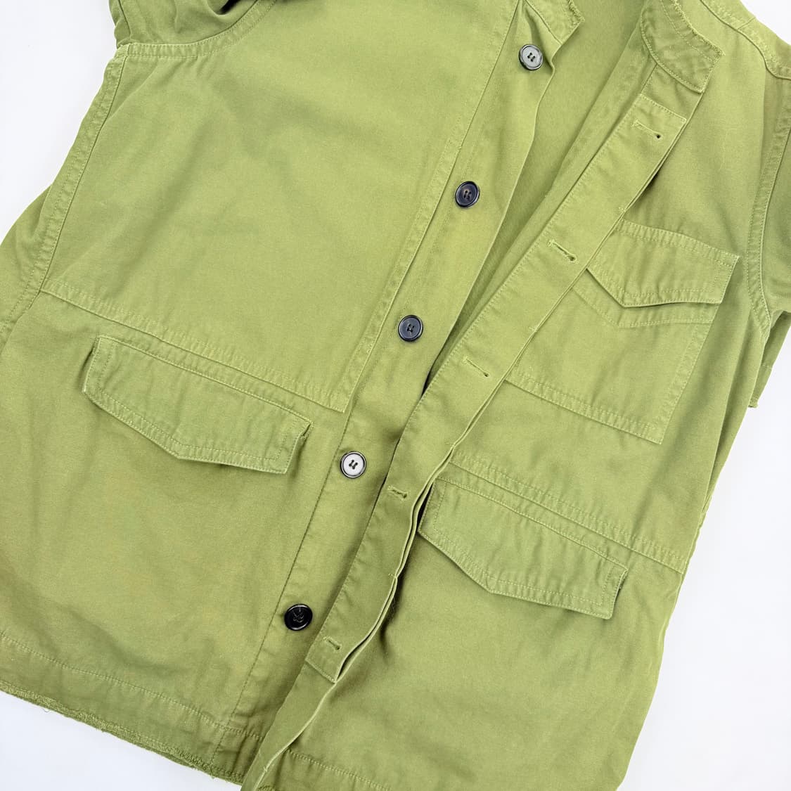 비이커 패치 디테일 필드자켓 상품이미지5