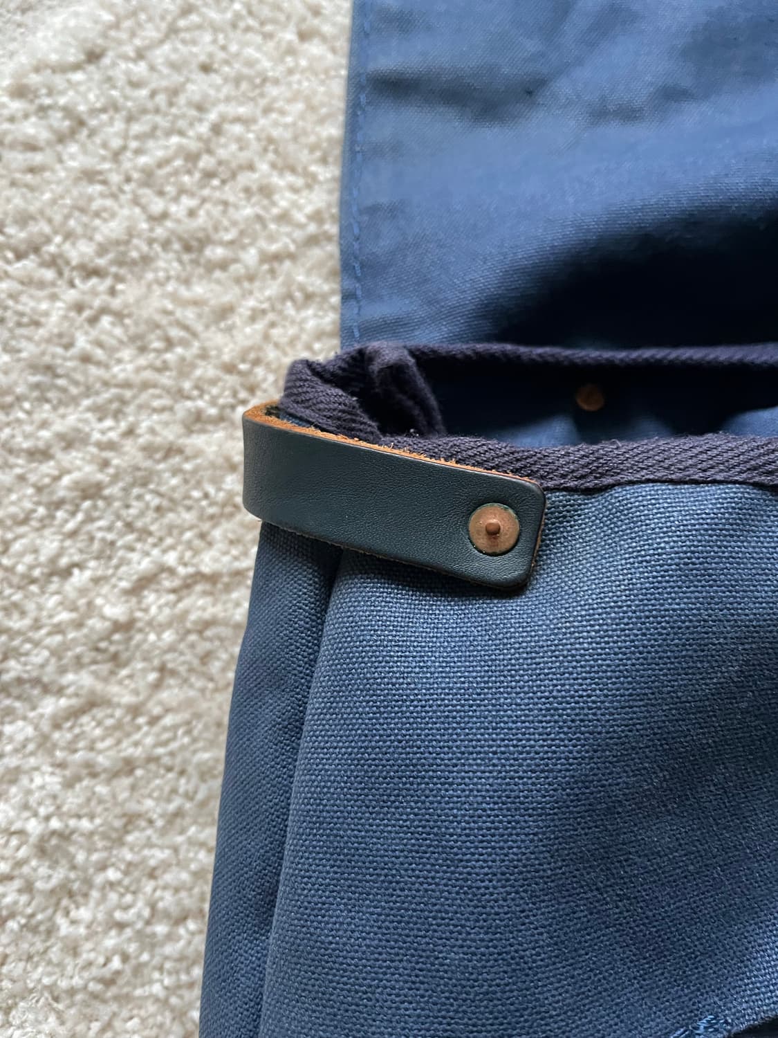 90s 노스마린드라이브 인디고 메일백 상품이미지8