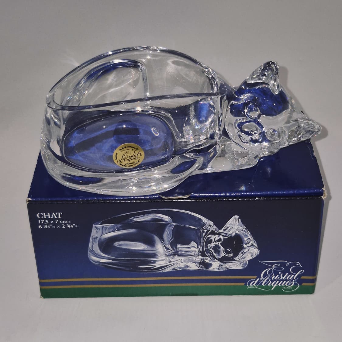 80s 프랑스 다르크 크리스탈 고양이 홀더 상품이미지7