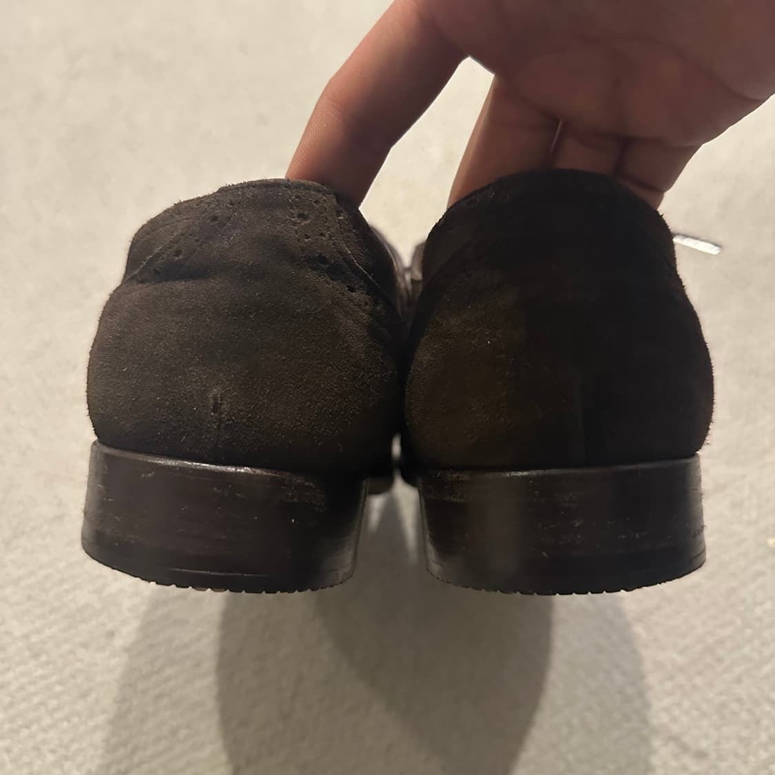 제냐 Ermenegildo Zegna 스웨이드 캡토 옥스포드 슈즈 상품이미지6