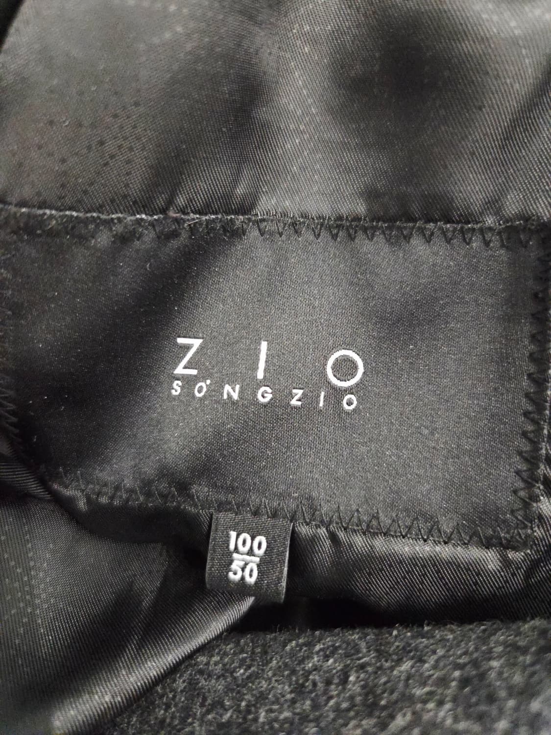 ZIO SONGZIO 지오송지오 다크그레이 싱글 울 코트 상품이미지8