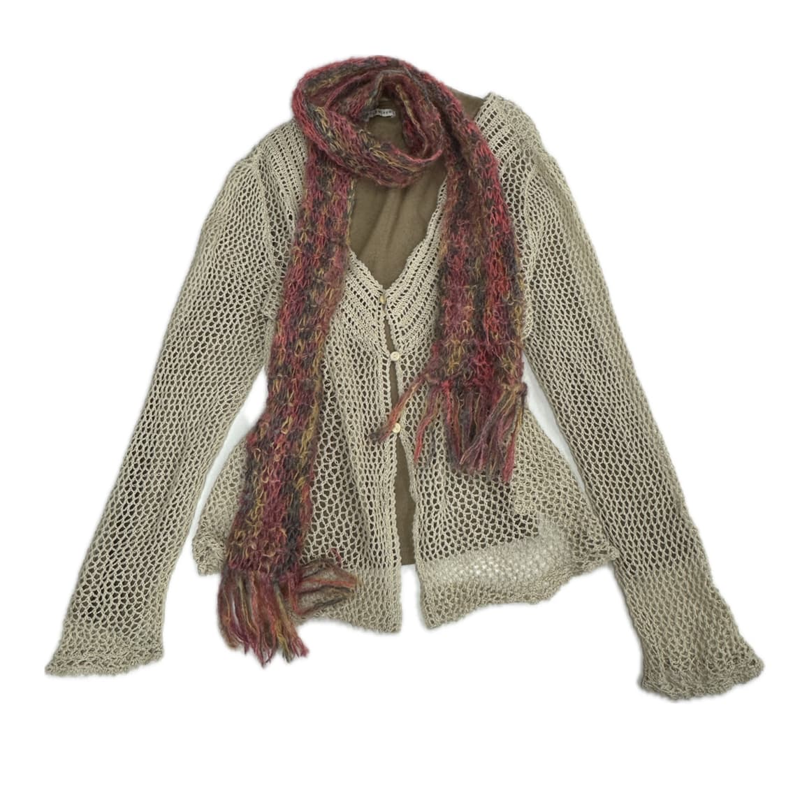 🧣하구미의 목도리 코디세트🧣그런지 히피 에스닉 오리엔탈 가을 레이어드 상품이미지3