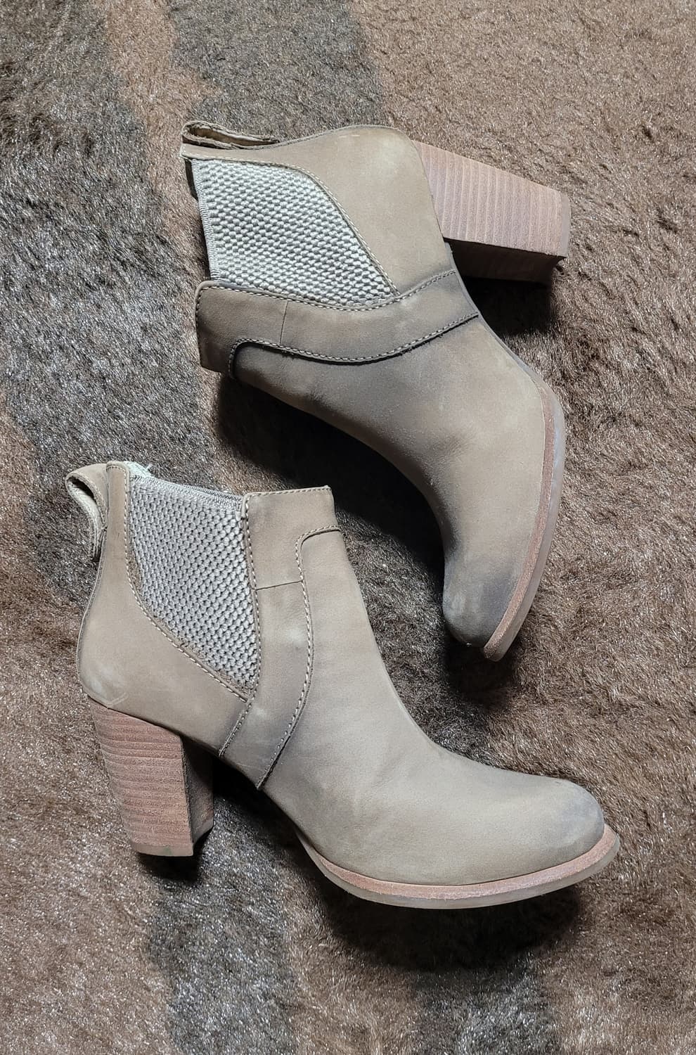 UGG 스웨이드 여성 앵글 부츠(6.5) 상품이미지7