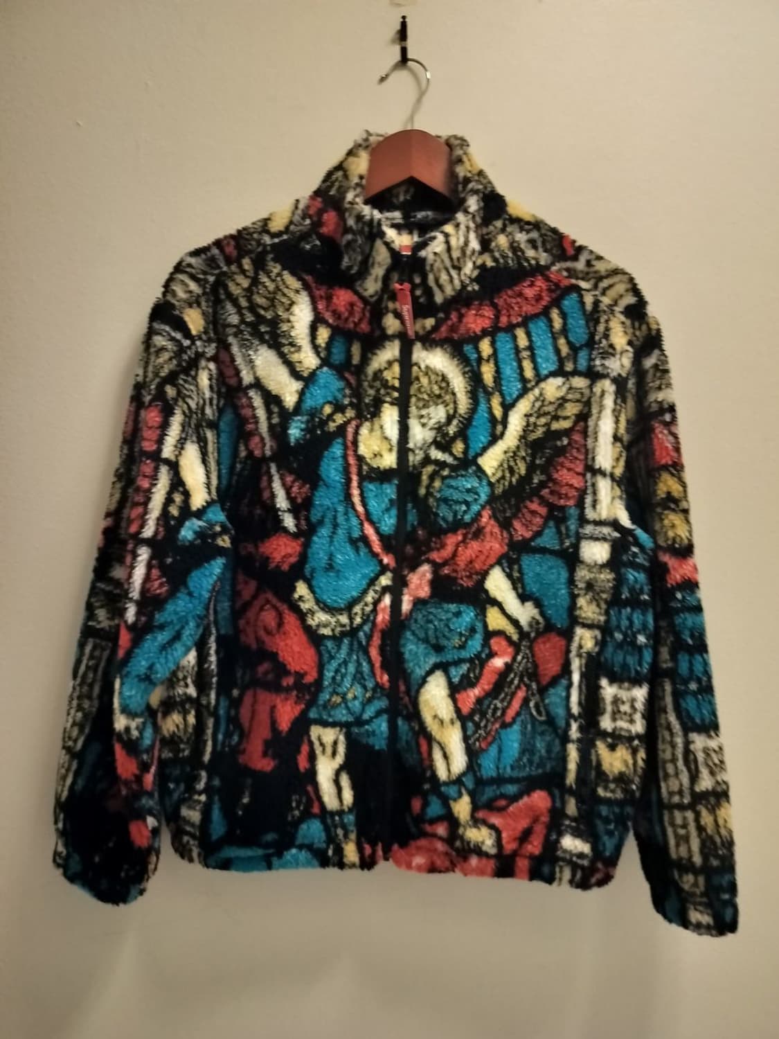 [L]슈프림 세인트 미카엘 플리스 자켓 화이트 - 21SS 상품이미지5