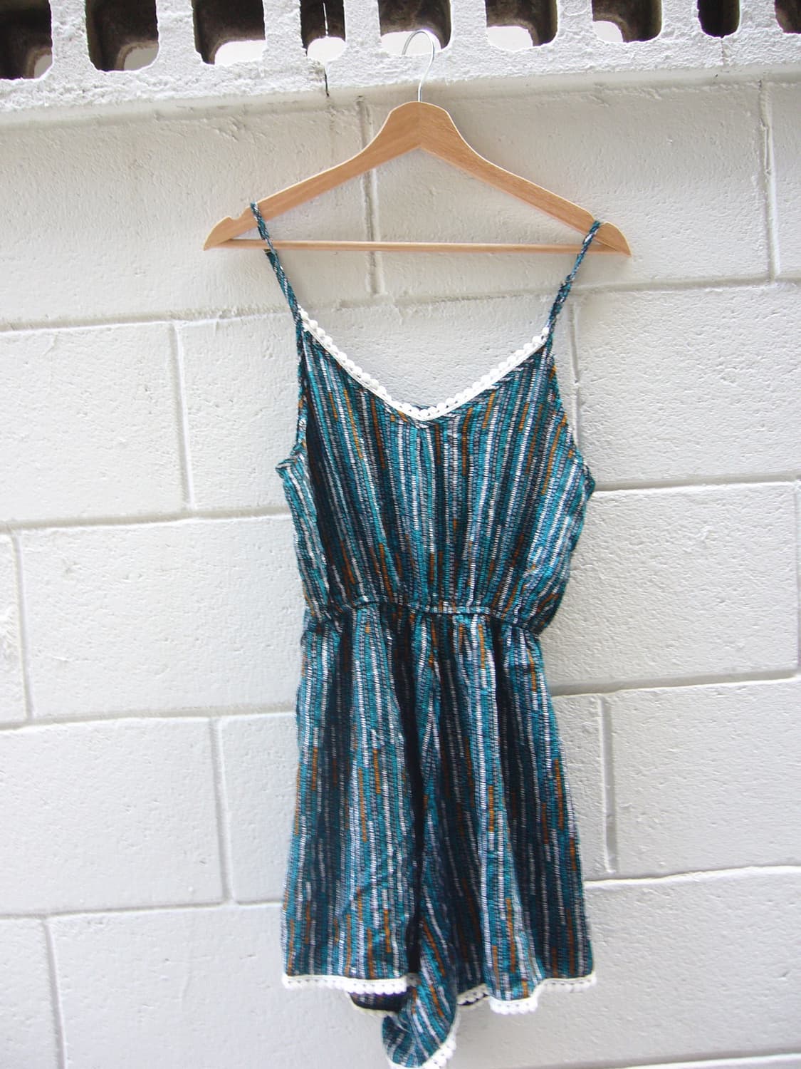 Teal Ikat Slip 상품이미지1