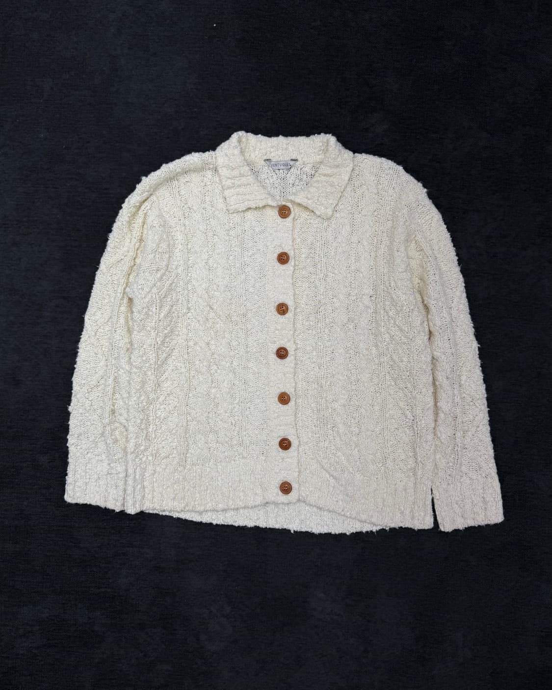 ventviqlet 부클레 텍스처 가디건 상품이미지1