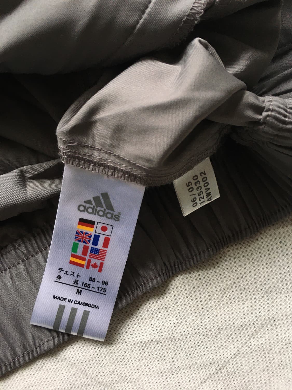 아디다스 삼선로고 아노락 상품이미지5