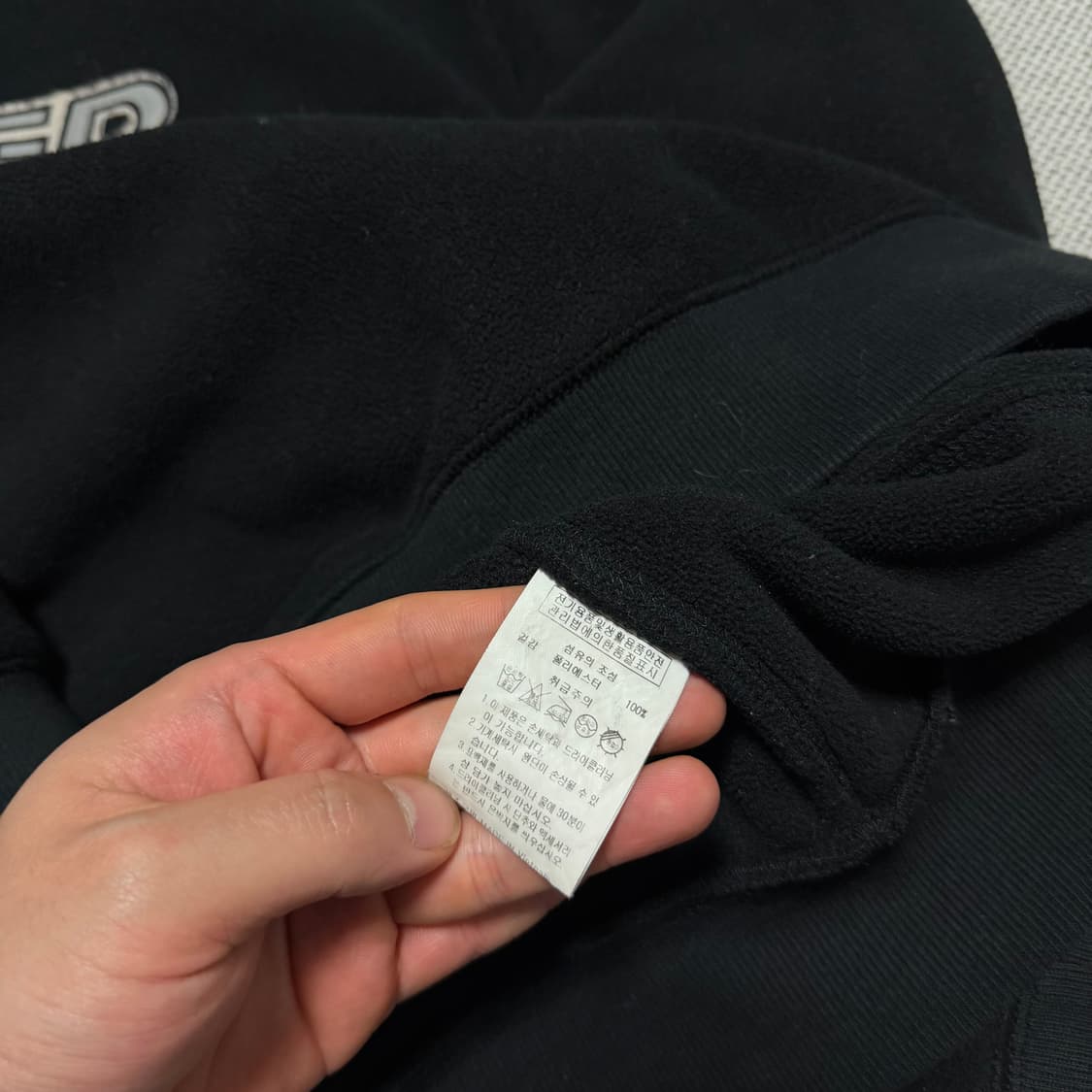 스타터 블랙 라벨 스펠아웃 플리스 맨투맨 상품이미지5