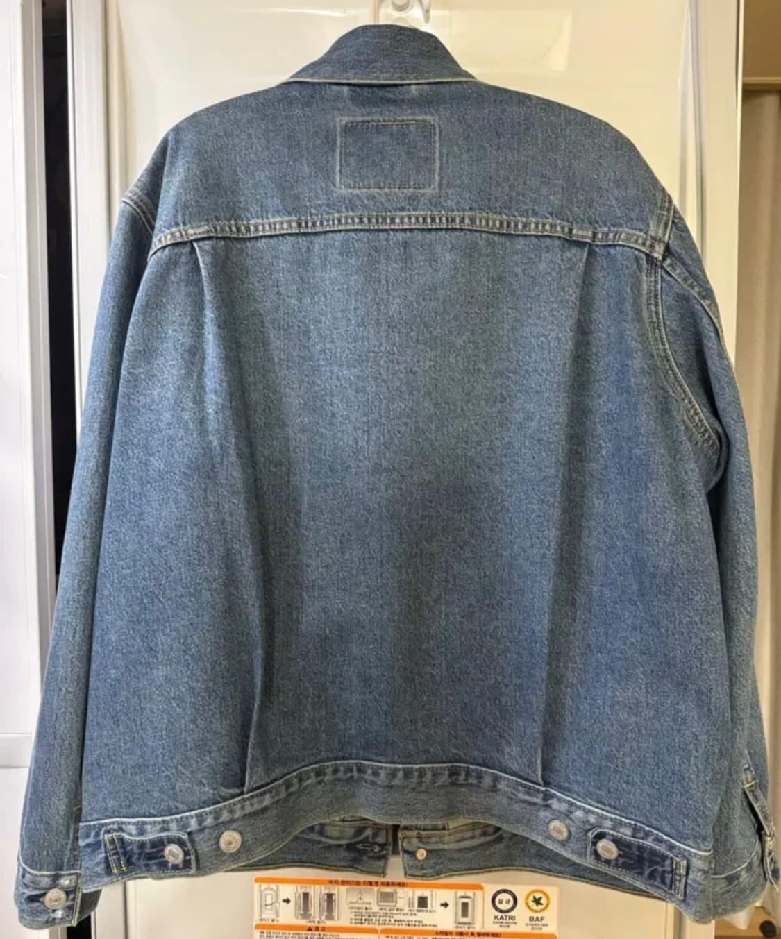 리바이스 타입2 데님자켓 M 미디엄블루 상품이미지3