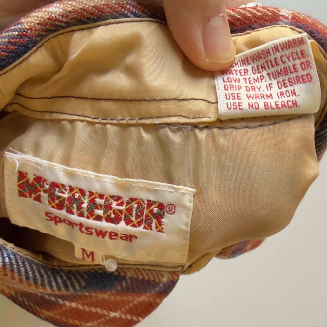 맥그리거 긴팔 체크 셔츠 상품이미지5