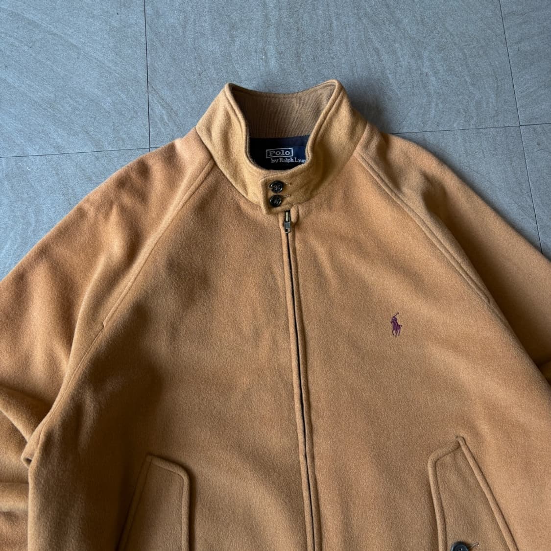 폴로 정품 두산 정품 브라운 울 바라쿠다 자켓 상품이미지2