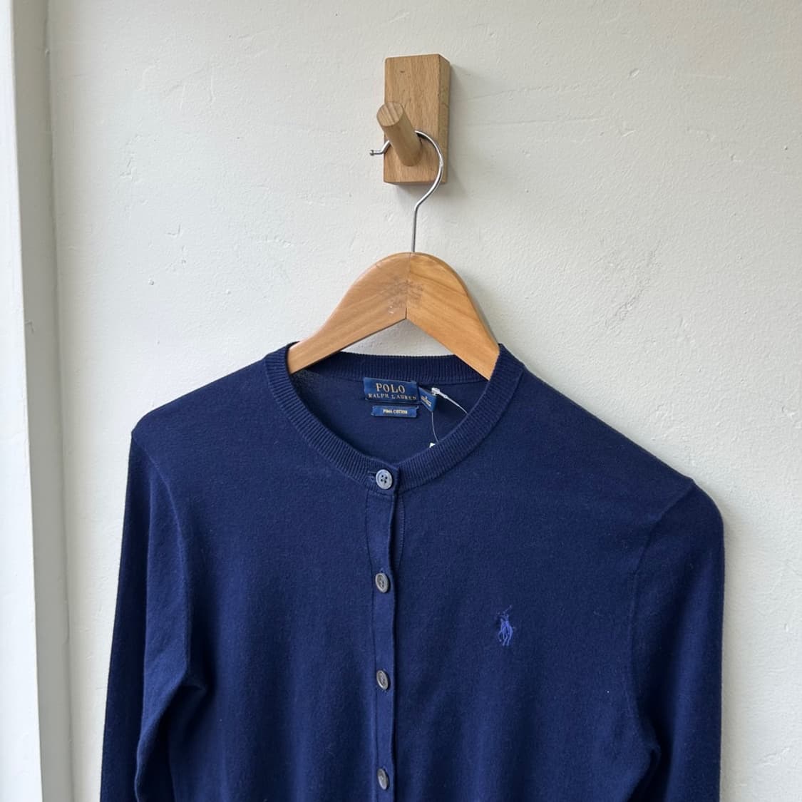 15418 - 폴로 랄프로렌 네이비 가디건 (피마 코튼) 상품이미지1