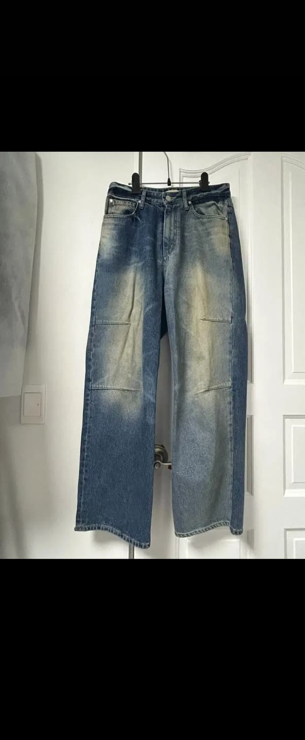마틴플랜 Contrast Laser Jeans - BLUE (46) 상품이미지2