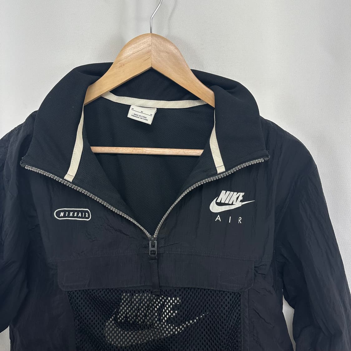 나이키 남자 바스락 반집업 티셔츠 검정 95 M 상품이미지6