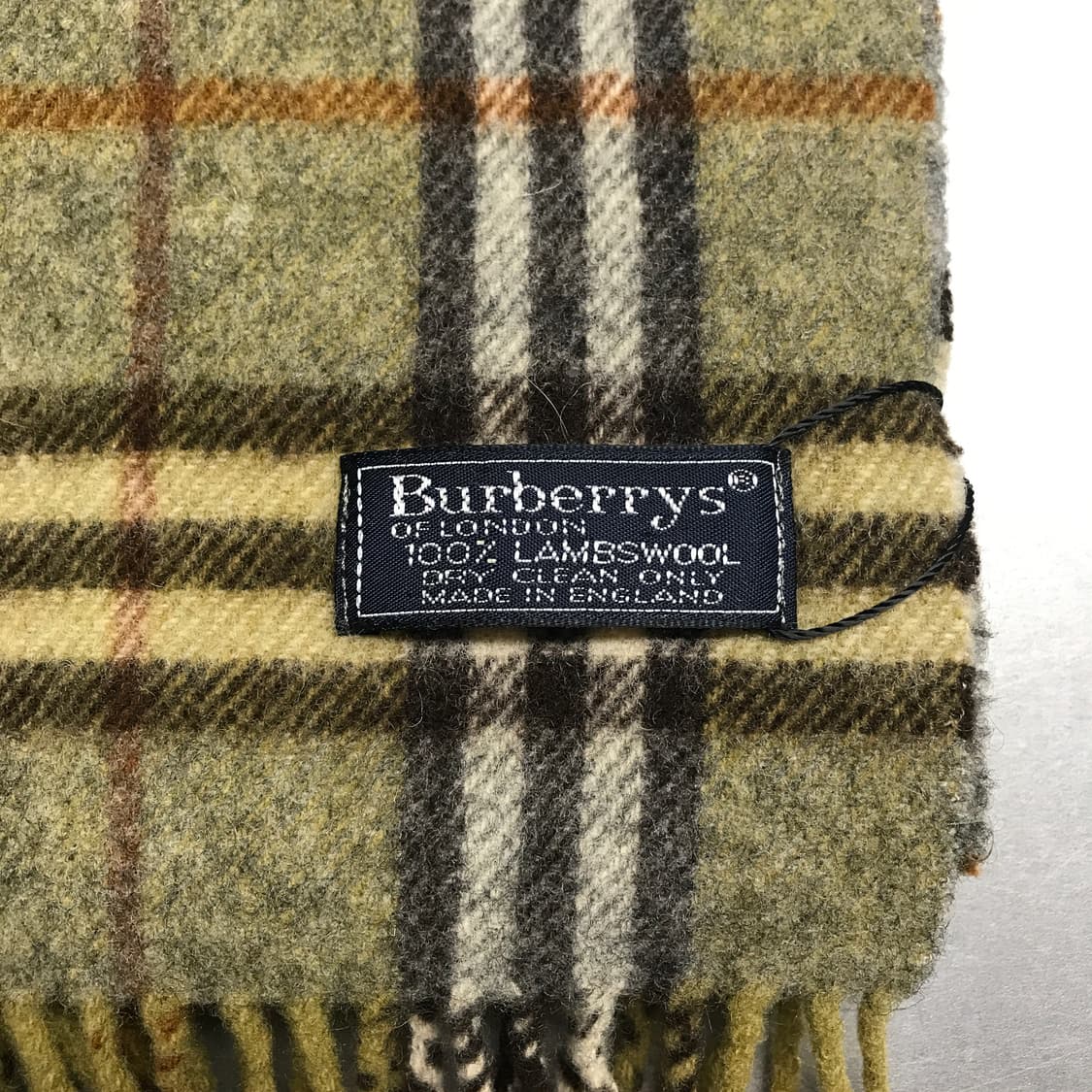 버버리 정품 램스울 머플러 카키 상품이미지4