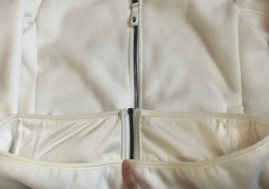 빈티지 노스페이스 화이트 후리스 상품이미지5