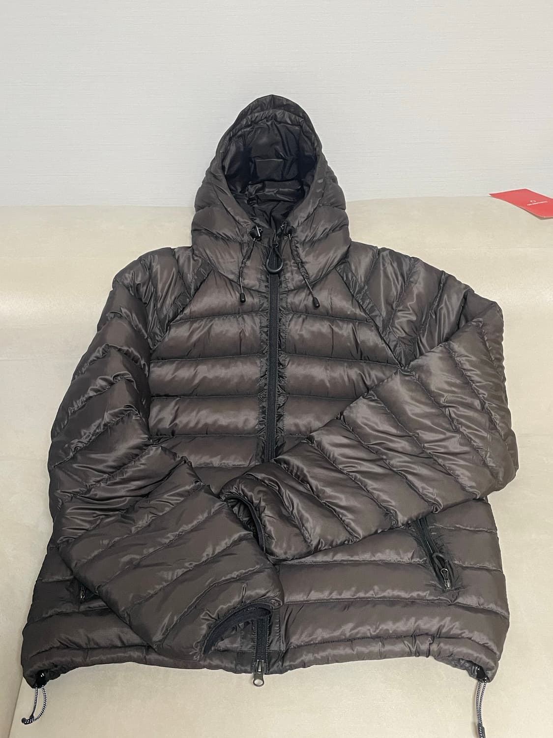 수아레 라이트 시어쉘 경량패딩 점퍼 브라운 XL 상품이미지1