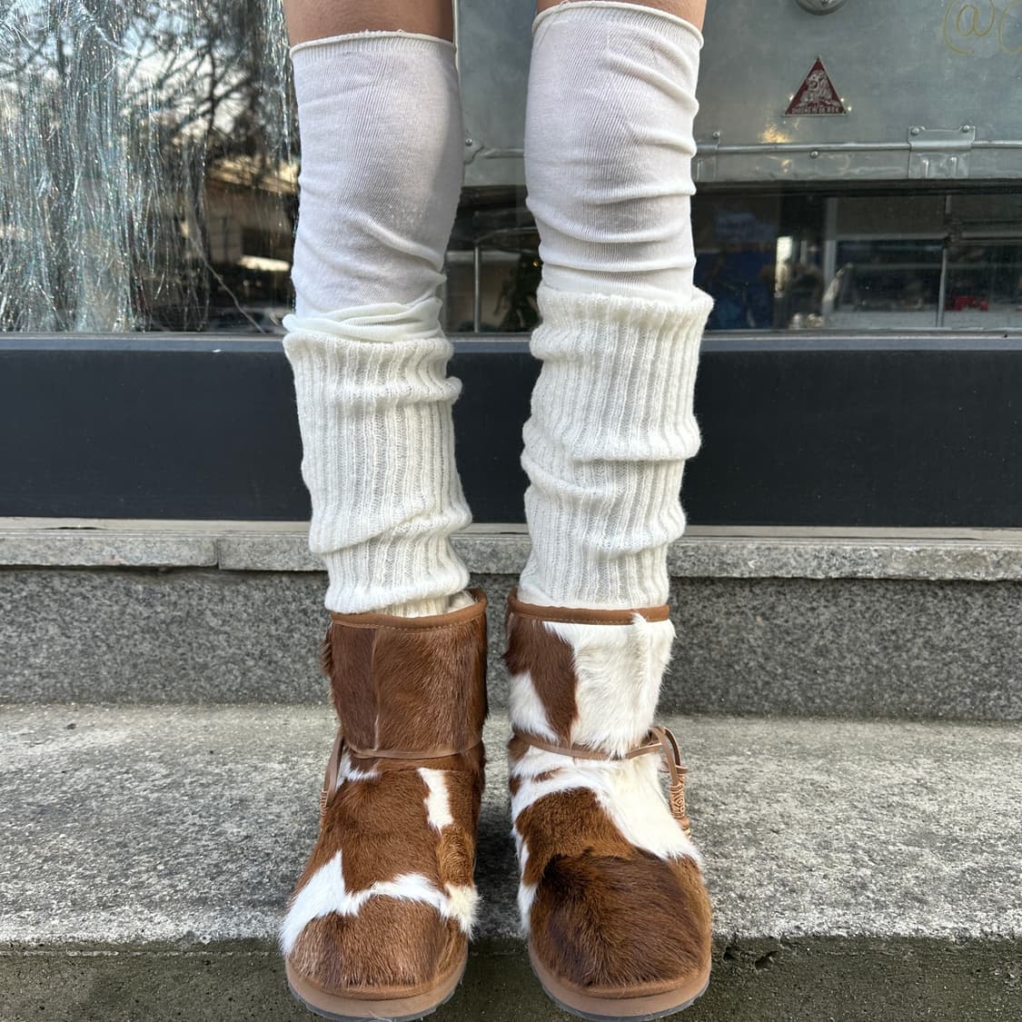 00s AU&MU 리얼 카우하이드 어그 부츠 상품이미지8