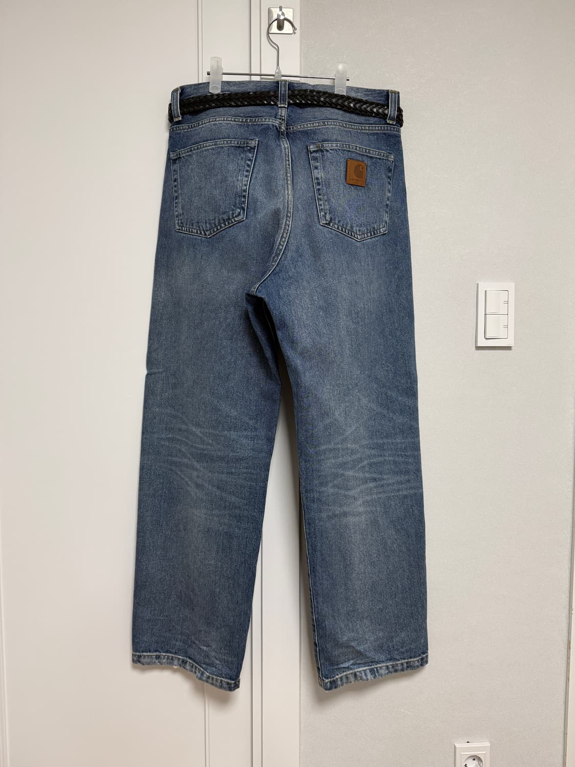 칼하트 wip 랜든팬츠 스미스블루 32 원유즈드워시 상품이미지2